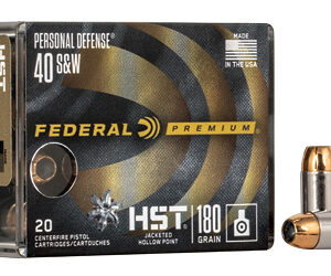 Federal HST 40 S&W - 180gr - 20rd box