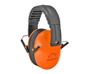 Walker's Ultra Compact Earmuffs for Kids - Orange