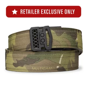 Kore Multicam Tactical Nylon EDC Gun Belt - X10 Exclusive Buckle Black