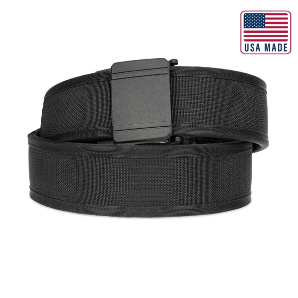 Kore Black Tactical Nylon Duty Belt - 2.25" D1 Black Buckle