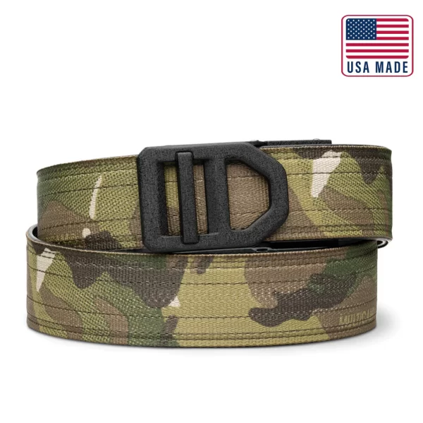 Kore Multicam Regular Tactical Nylon EDC Gun Belt - X5 Buckle Black