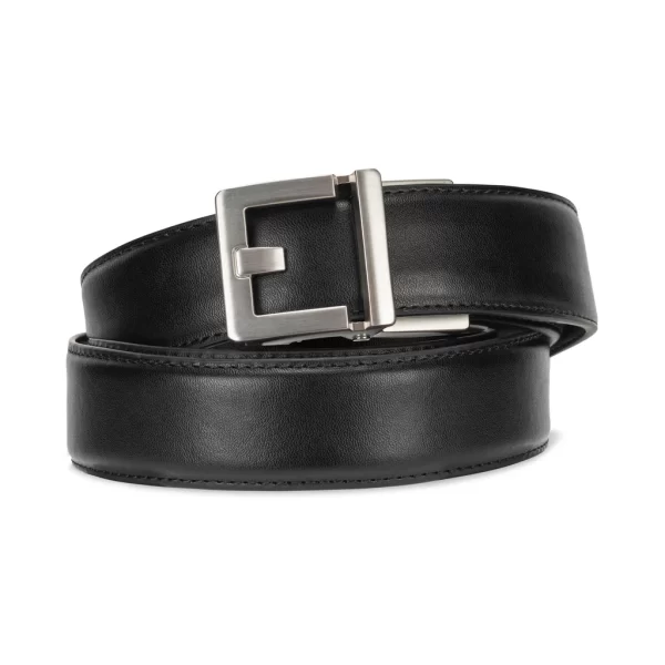Kore Black Leather EDC Gun Belt - X9 Buckle Alloy